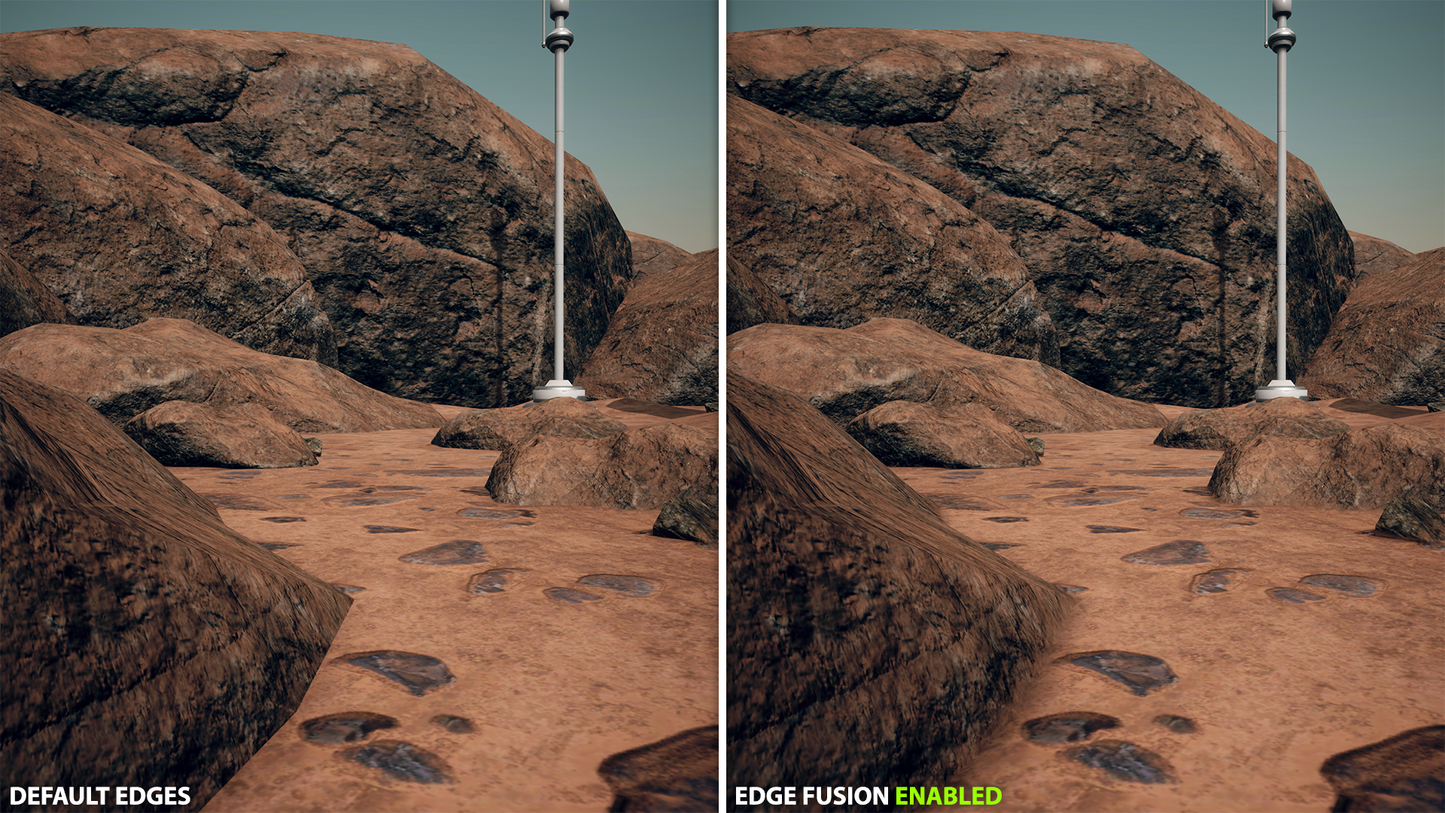 Edge Fusion: Smooth Surface Contacts