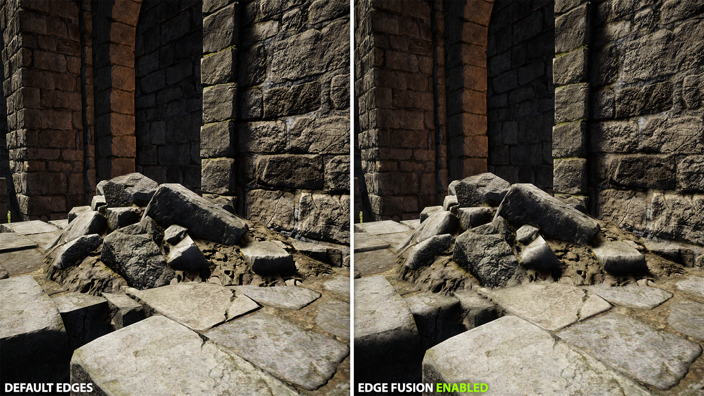 Edge Fusion: Smooth Surface Contacts