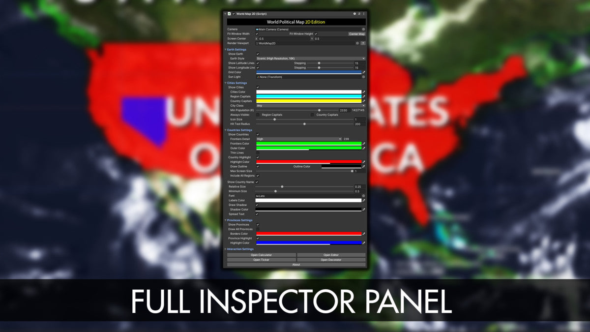 World Map 2D Edition 2