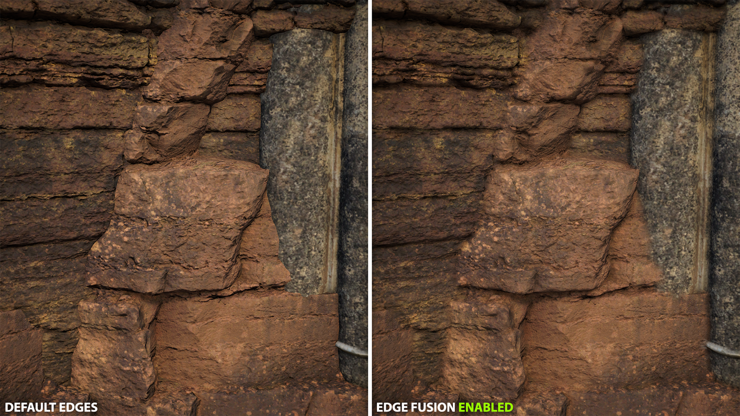 Edge Fusion: Smooth Surface Contacts