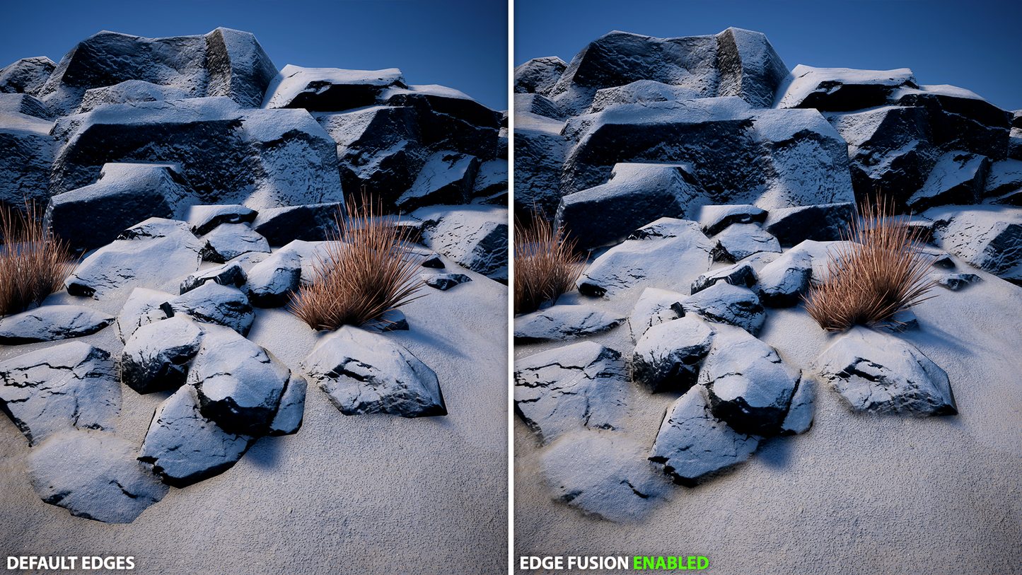 Edge Fusion: Smooth Surface Contacts