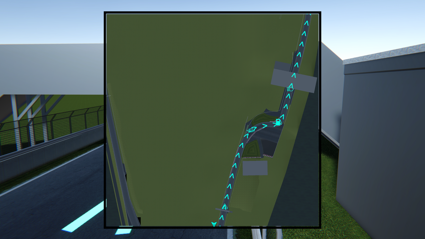 Full-screen mini-map