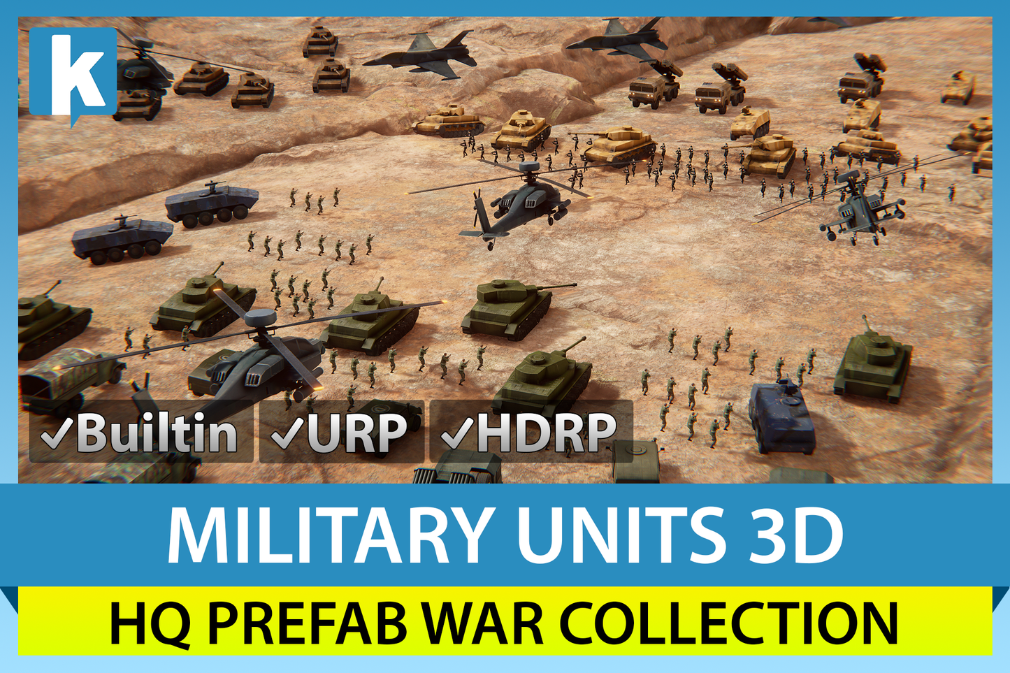 Military Units 3D
